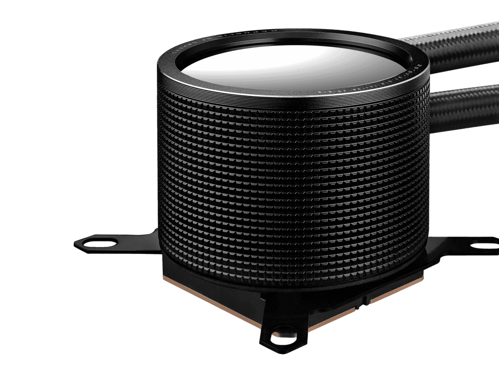 ASUS ROG Ryuo III 360 all-in-one liquid CPU cooler with Asetek 8th gen pump solution, Anime Matrix??? LED Display and ROG ARGB cooling fans. BLACK | 90RC00I1-M0UAY0 thumbnail 2