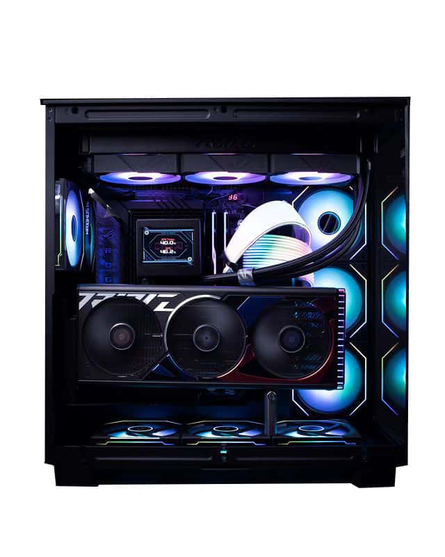 Gaming Pc - Intel Core i9-14900K, Rog RTX 4090 24GB, 64GB DDR5 6000Mhz RAM, 3TB NVMe SSD, Ryujin III Liquid Cooler thumbnail 1