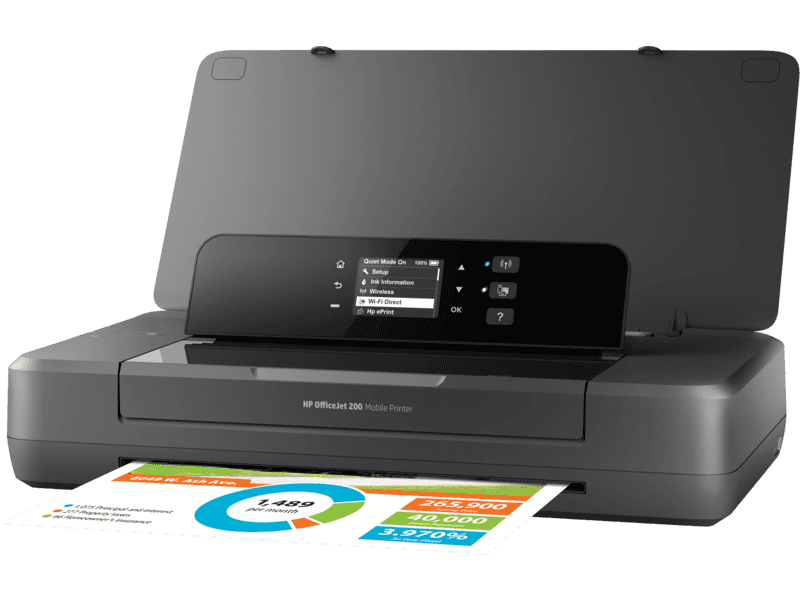 HP OfficeJet 202 Color Portable Mobile Printer, Easy Business Printing, Up to 9 ppm Print Speed, Up to 1200 x 1200 dpi, Up to 50 Paper Input, 1 USB 2.0; Wi-Fi, Black | N4K99C thumbnail 3