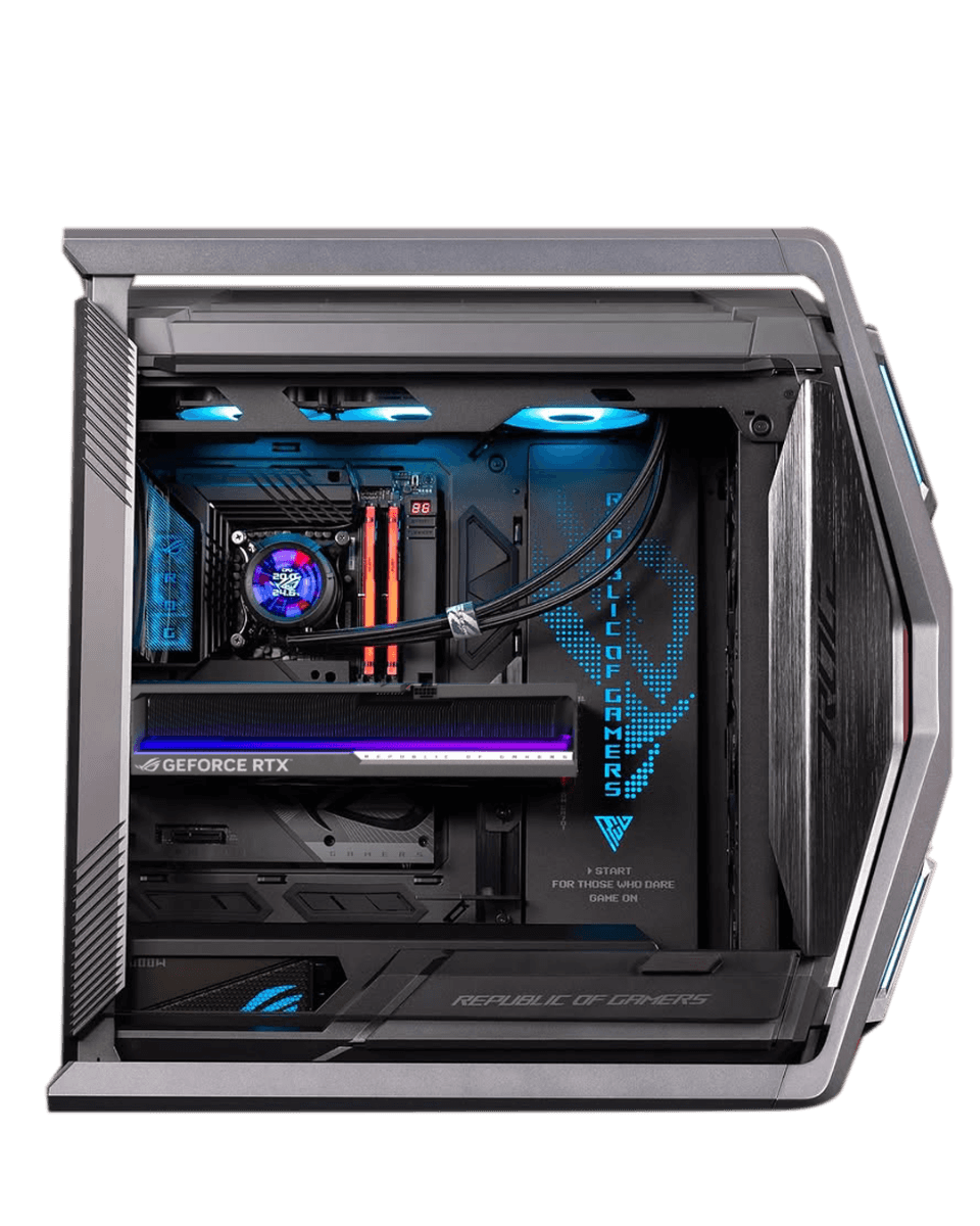 AMD 9950X3D x 5090 Astral Gaming & Creator PC, AMD Ryzen 9 9950X3D, ROG ASTRAL 5090 32GB GDDR7 OC, 64GB (2x32) 6000MTs CL30, 990 PRO 4TB NVMe, 1600W, Win 11 Pro, WiFi 7 thumbnail 2