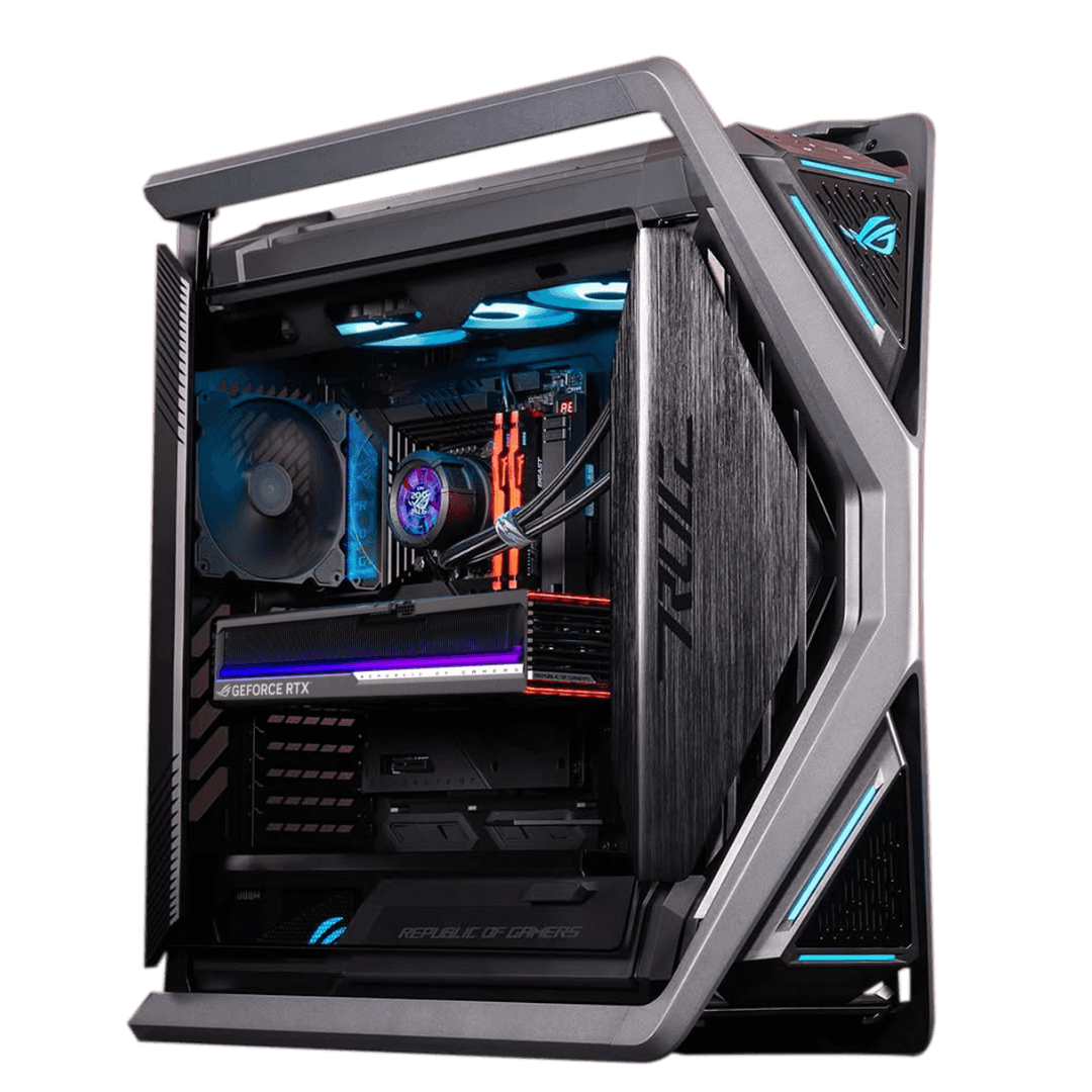AMD 9950X3D x 5090 Astral Gaming & Creator PC, AMD Ryzen 9 9950X3D, ROG ASTRAL 5090 32GB GDDR7 OC, 64GB (2x32) 6000MTs CL30, 990 PRO 4TB NVMe, 1600W, Win 11 Pro, WiFi 7 thumbnail 1