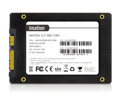 Imation C321 512 GB SSD,  3D NAND 2.5??? SATA III 6Gb/s Ultra Slim 7mm Up to 550 MB/s A320 | IM512GSSDV01C1N6 thumbnail 2