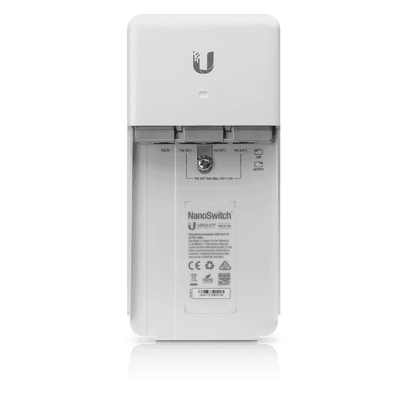 Ubiquiti Networks NanoSwitch Outdoor 4-Port PoE Passthrough Switch (N-SW) thumbnail 3