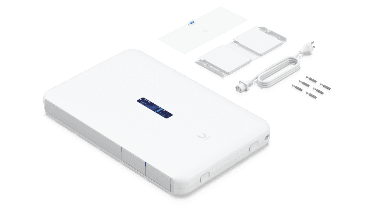 Ubiquiti Networks Dream Wall UniFi Cloud Gateway, 4.7" Touchscreen, ARM Cortex-A57, 4GB RAM, 16GB Storage, Up to 2.7 Gb/s Throughput, WiFi6, Dual-Band, Wall Mount, 300+ Clients, White | UDW thumbnail 11