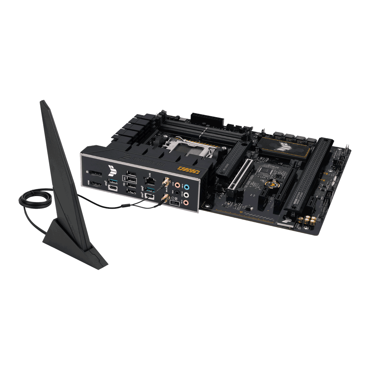 Asus Tuf Gaming B650-Plus Wifi DDR5 ATX Motherboard, AMD Socket AM5, B650 Chipset, 2.5Gb Ethernet, Bluetooth, WiFi 6E 6GHz, Max 128GB 4xDIMM Memory, PCIe 4.0x16, 3xM.2 Slot | 90MB1BZ0-M0EAY0 thumbnail 2