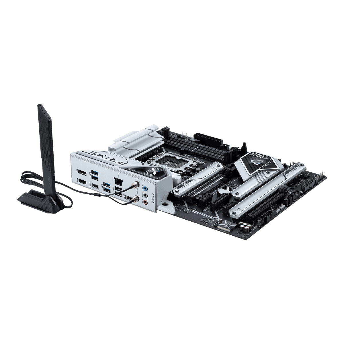 Asus Prime Z790-A Wifi 6E ATX Motherboard, Socket Intel LGA1700, Z790 Chipset, PCIe 5.0, 128GB DDR5 Max Memory, 4x M.2 Slots, Intel 2.5 Gb LAN, USB 3.2, Aura Sync RGB Lighting | 90MB1CS0-M0EAY0 thumbnail 6