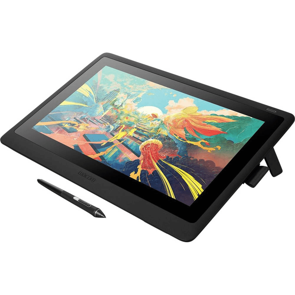 Wacom Cintiq 16 Full HD Display ??? 15.6-inch Graphic Display with Integrated legs, FHD1920 x 1080 display with a viewing angle of 176??, 16.7 million colours & a Colour Gamut of 72% NTSC | DTK1660K0B thumbnail 4