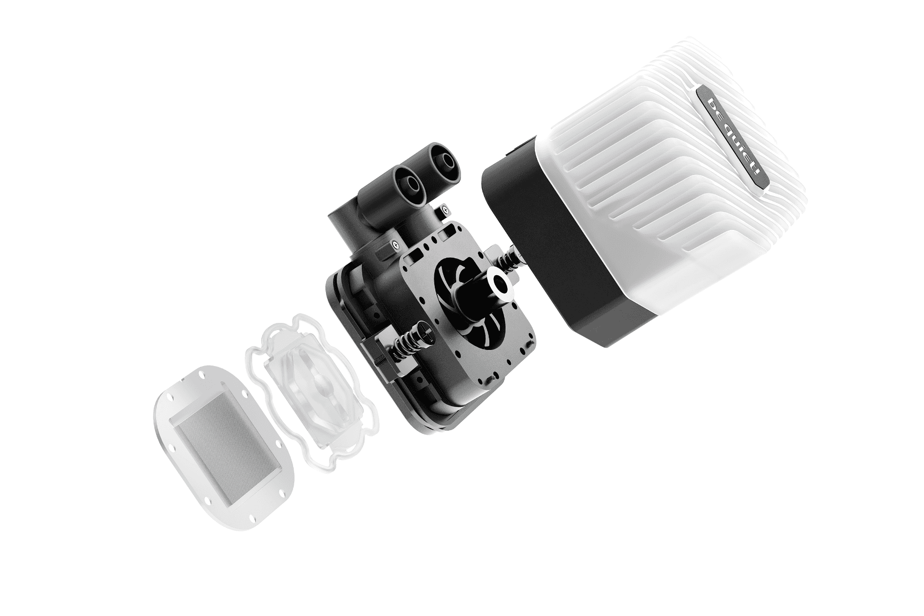 be quiet LIGHT LOOP 360mm Black  All-in-One Liquid Cooling, 3x Light Wings LX PWM Fans, ARGB Cooling Block, 2900 Pump speed (rpm) | BW022 thumbnail 7