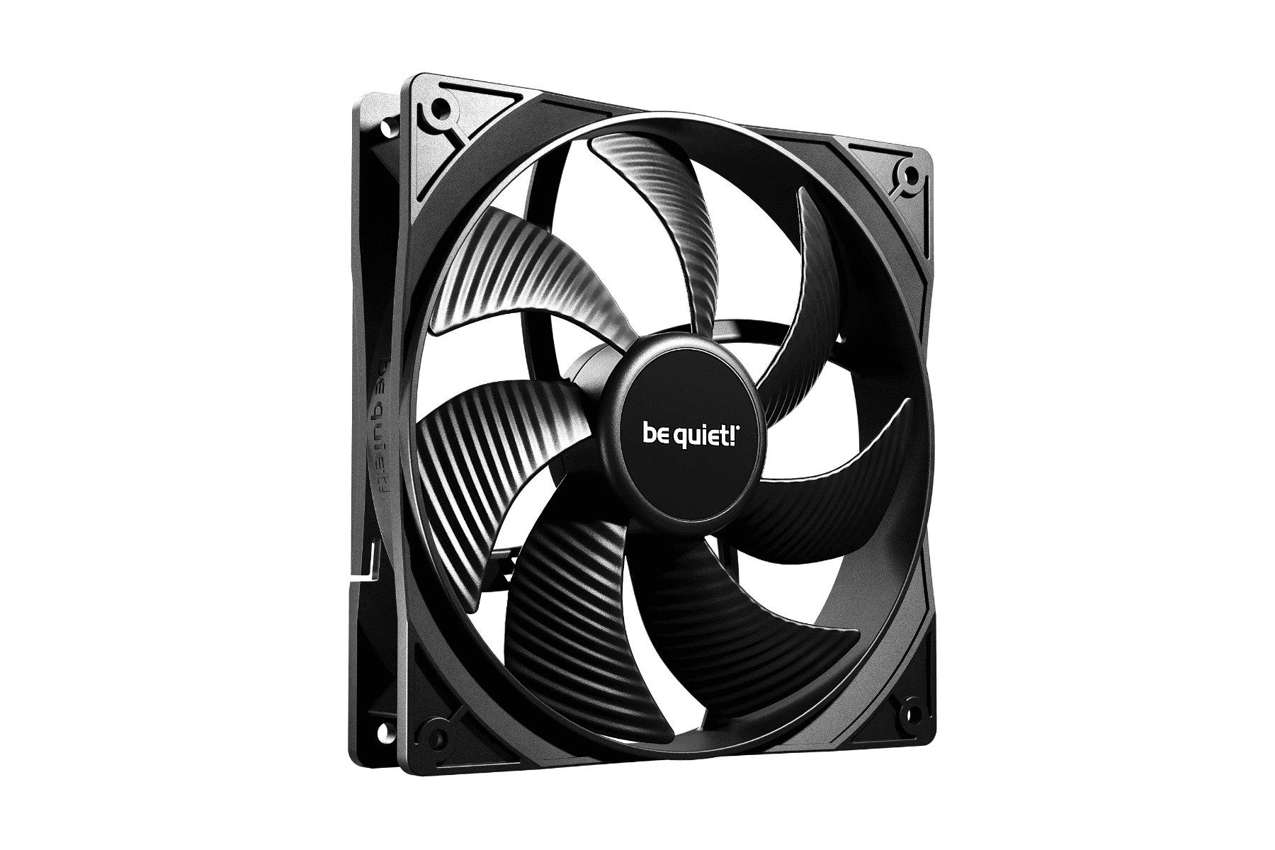 Be quiet! PURE WINGS 3 140mm PWM High-Speed Case Fans, 7 Airflow-Optimized Fan Blades, 1200RPM Fan Speed, Up to 57.4 CFM Airflow, Rifle Bearing Technology, Black | BL108 thumbnail 3