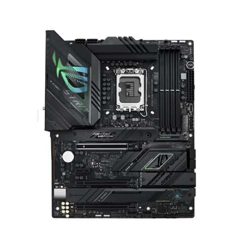 ASUS ROG STRIX Z790-F GAMING WIFI LGA 1700 ATX Motherboard, Intel Z790 Chipset, 4x DDR5 2-Channel Slots, 128GB Max, 2.5Gb Wi-Fi 6E, 1x PCIe 5.0 x16, M.2_1 Slot, 1xHDMI & DP | 90MB1CP0-M0EAY0 thumbnail 1