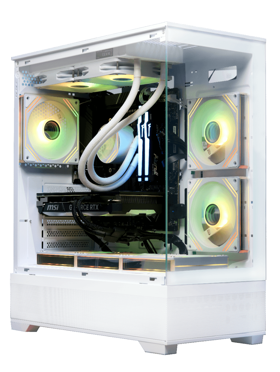 Budget Gaming PC - Core i5-12400F, 12th Gen, 3050 DUAL 6GB OC, 16GB (2x 8GB) 3600 MHz, 500GB SSD, 650W, 240mm Liquid Cooler, Wi-Fi thumbnail 4