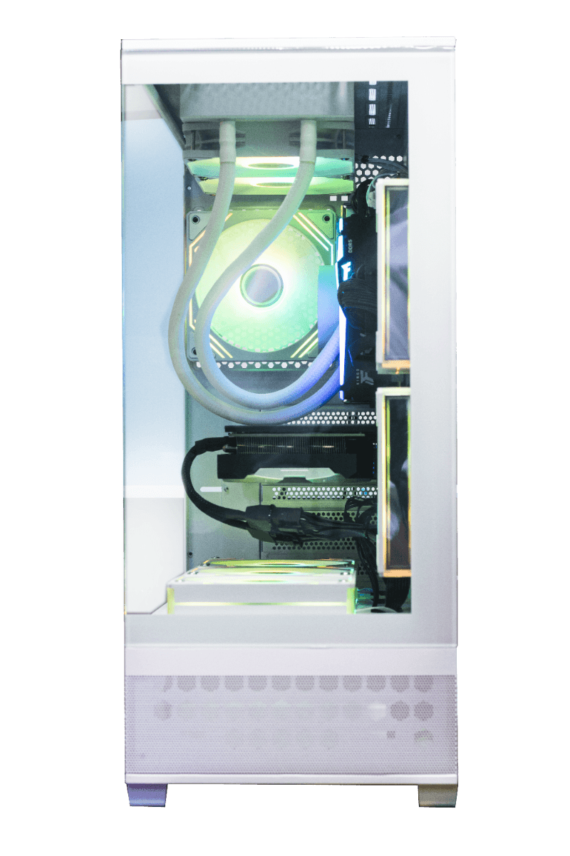 Budget Gaming PC - Core i5-12400F, 12th Gen, 3050 DUAL 6GB OC, 16GB (2x 8GB) 3600 MHz, 500GB SSD, 650W, 240mm Liquid Cooler, Wi-Fi thumbnail 3