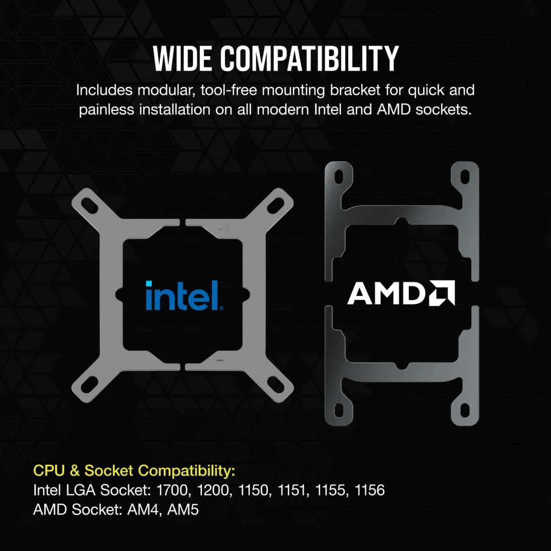 CORSAIR iCUE LINK H100i RGB AIO 240mm CPU Cooler - Black, QX120 Fans, AM5/LGA 1700/1851 | CW-9061001-WW thumbnail 4