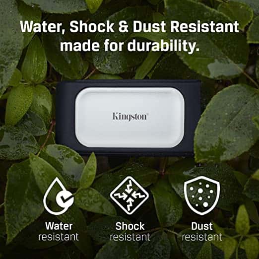 KINGSTON PORTABLE SSD 500GB 2000MB/S USB C, XS2000, High Performance Portable SSD, With USB-C, Pocket-Sized, USB 3.2  thumbnail 2