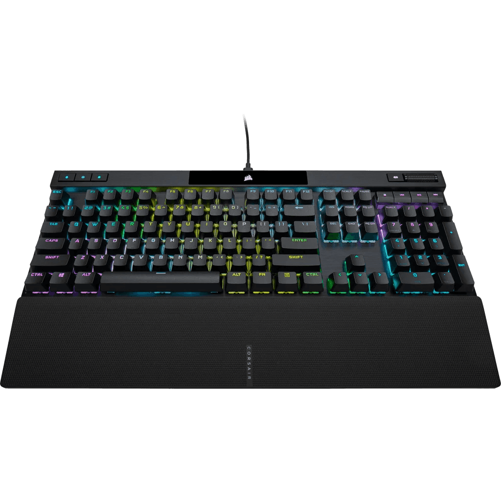 Corsair K70 RGB Pro Mechanical Wired Keyboard, Cherry MX Red Switch, 104 Keys Matrix, Up to 8000Hz with Axon, PBT Double Shot Keycaps, Soft Touch Palm Rest, English Layout, Black | CH-9109410-NA thumbnail 2
