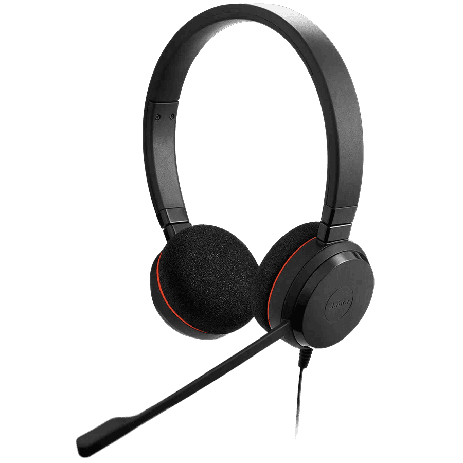 Jabra Evolve 20 MS Stereo MS Special Edition USB-A Stereo On-Ear Binaural headset, Ultimate Noise Cancellation Microphone, Black |4999-823-309 thumbnail 2