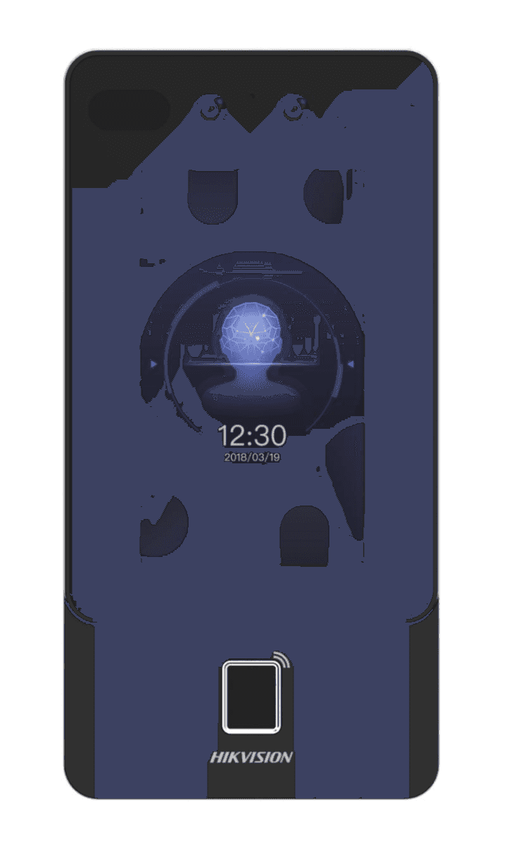 Hikvision DS-K1T342MFWX Face Access Terminal, 4.3'' LCD display, 2 MP wide-angle lens, Mifare card reading module, face recognition distance from 0.3 m to 1.5 m  thumbnail 1