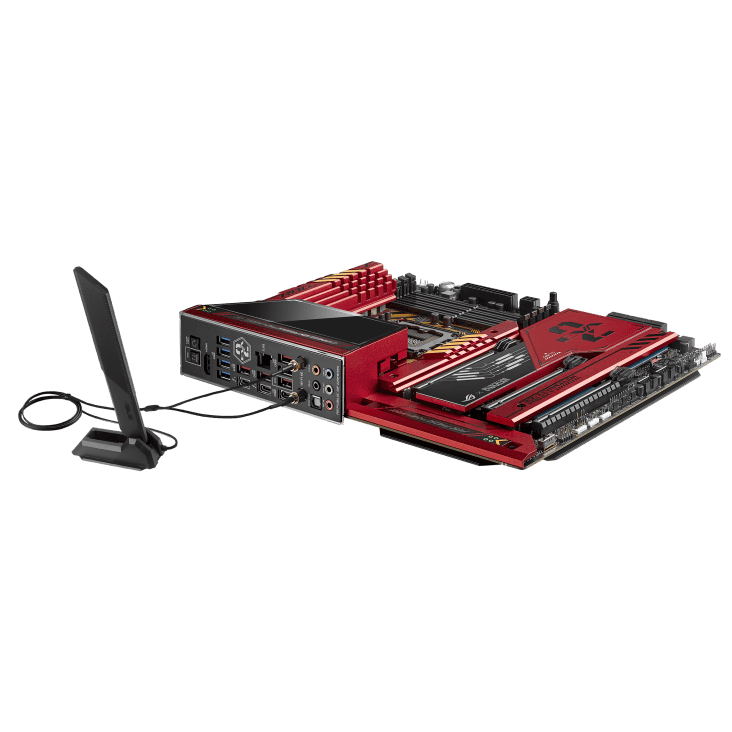 ASUS ROG Maximus Z790 Hero EVA-02 Edition LGA 1700 ATX Motherboard, Intel Z790 Chipset, 4x DDR5 DIMM Slot, 192GB Max Memory, 5x M.2 Slots, 6x SATA Ports, Wi-Fi 6E / BT5.3 | 90MB1FL0-M0EAY0 thumbnail 5
