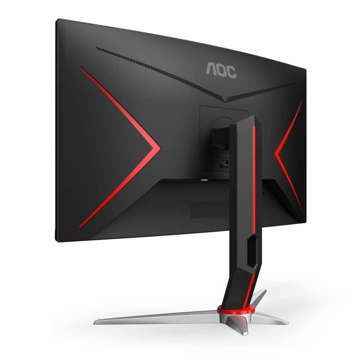 AOC 27G2 27" Frameless Gaming IPS Monitor, FHD 1080P, 1ms 144Hz, NVIDIA G-SYNC Compatible + Adaptive-Sync, Height Adjustable, 3-Year Zero Dead Pixel Guarantee, Black/Red thumbnail 6