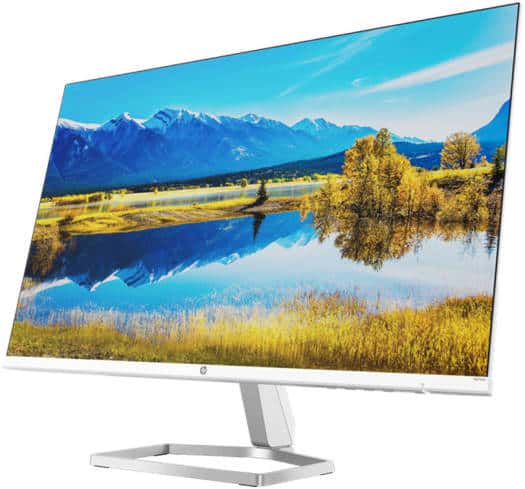HP M27fwa 27" In-Plane Switching Monitor, FHD 1920x1080 IPS Display, 75Hz Refresh Rate, 5ms GtG Response, AMD FreeSync, Integrated 2W Speakers, 99% sRGB Color, 2x HDMI 1.4 /1x VGA, White | 356D5AS thumbnail 4