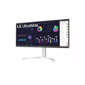 LG 34WQ650 34??? UltraWide FHD IPS Monitor, 100Hz Refresh Rate, 5ms Gtg Response Time, 16.7M Color Depth, 21:9 Aspect Ratio, VESA Display HDR 400, AMD FreeSync, Anti-Glare, White | 34WQ650-W thumbnail 4