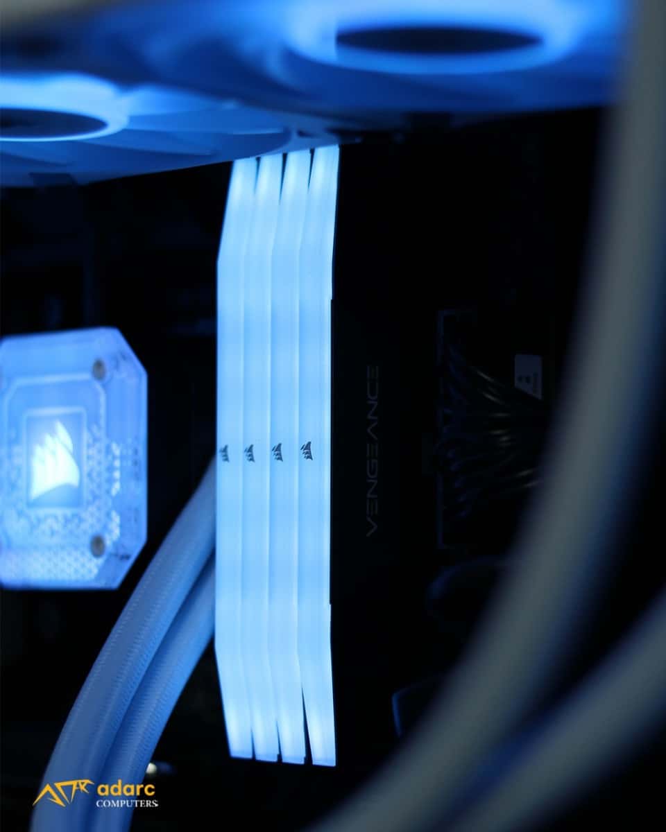 Nanotech High-end Creator PC, Core i9-14900K 3.2 GHz, TUF-RTX-4090-O24G-GAMING OC, 64 (2 X 32GB) RAM DDR5, 2TB NVMe, ROG Ryuo CPU LIQUID COOLER, 1500W 80+ Titanium, WiFi+BT thumbnail 6