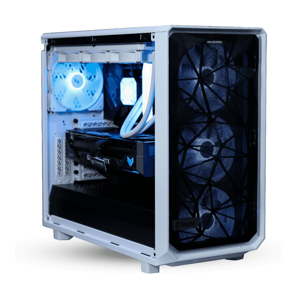 Nanotech High-end Creator PC, Core i9-14900K 3.2 GHz, TUF-RTX-4090-O24G-GAMING OC, 64 (2 X 32GB) RAM DDR5, 2TB NVMe, ROG Ryuo CPU LIQUID COOLER, 1500W 80+ Titanium, WiFi+BT thumbnail 3