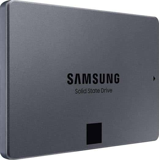 SAMSUNG 870 QVO Series 2TB SATA 2.5" Internal SSD, Up to 560 MB/s Read & 530 MB/s Write Speeds, AES 256-bit Full Disk Encryption, V-NAND 4bit MLC, 1.5 M MTBF, S.M.A.R.T Supported | MZ-77Q2T0BW thumbnail 1