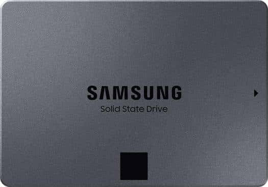 SAMSUNG 870 QVO Series 2TB SATA 2.5" Internal SSD, Up to 560 MB/s Read & 530 MB/s Write Speeds, AES 256-bit Full Disk Encryption, V-NAND 4bit MLC, 1.5 M MTBF, S.M.A.R.T Supported | MZ-77Q2T0BW thumbnail 2