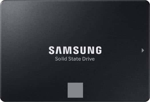 Samsung 500GB 870 EVO SATA III 2.5" Internal SSD, Up to 560 MB/s Seq Read & 530 MB/s Seq Write Speed, V-NAND Technology, 512MB LPDDR4 Cache, MKX Controller, 1.5M Hrs. MTBF, Black | MZ-77E500BW thumbnail 2