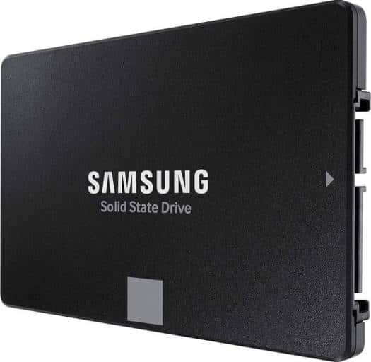 Samsung 500GB 870 EVO SATA III 2.5" Internal SSD, Up to 560 MB/s Seq Read & 530 MB/s Seq Write Speed, V-NAND Technology, 512MB LPDDR4 Cache, MKX Controller, 1.5M Hrs. MTBF, Black | MZ-77E500BW thumbnail 1