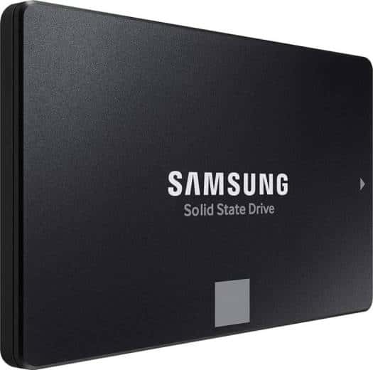 Samsung 500GB 870 EVO SATA III 2.5" Internal SSD, Up to 560 MB/s Seq Read & 530 MB/s Seq Write Speed, V-NAND Technology, 512MB LPDDR4 Cache, MKX Controller, 1.5M Hrs. MTBF, Black | MZ-77E500BW thumbnail 3