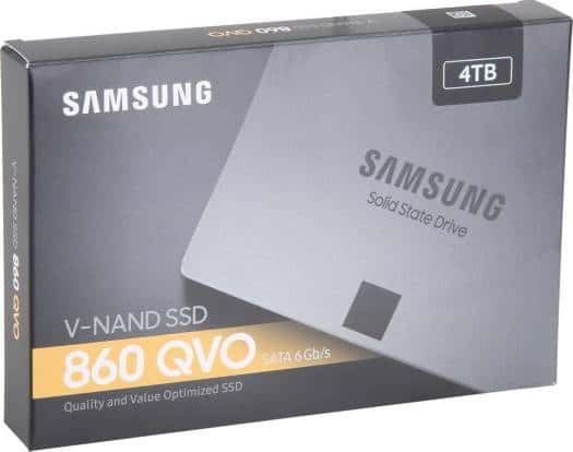 Samsung 870 EVO 4TB 2.5 Inch SATA III Internal SSD, Up to 560 MB/s Seq Read & 530 MB/s Seq Write Speed, V-NAND Technology, 1GB LPDDR4 Cache, MKX Controller, 1.5 M Hrs. MTBF, Black | MZ-77E4T0BW thumbnail 3
