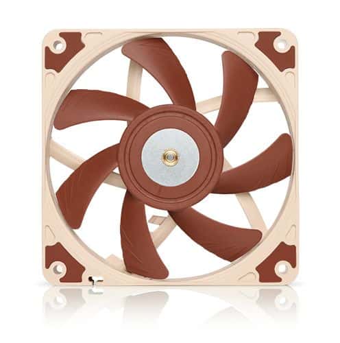 Noctua NF-A12x15 PWM, Premium Quiet Slim Fan, 4-Pin (120x15mm, Brown), 15mm slim design,  Metal-reinforced motor hub, Stepped Inlet Design, AAO frame thumbnail 3