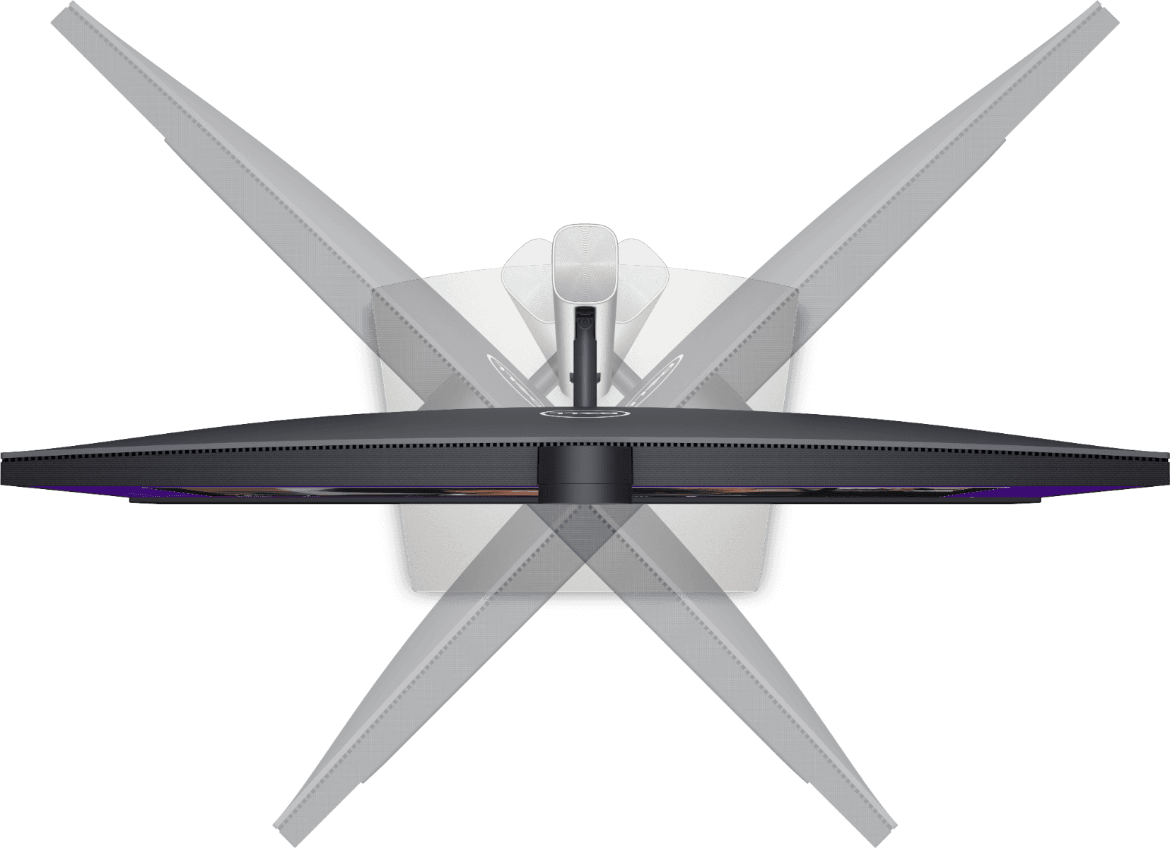 Dell P2724DEB Video Conferencing Monitor, 27" QHD (2560 x 1440) IPS Display, 60Hz, 5ms (Fast GtG), Built-In Camera, Microphone, & Speaker, 16.7M Color Display, Black/White | P2724DEB +Dell 27 P27 Video Conference Monitor thumbnail 9