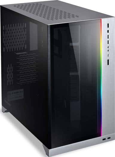 Lian Li O11 Dynamic XL ROG Certificated Tempered Glass E-ATX Full Tower Gaming Computer Case - Silver | PC-O11DXL-A thumbnail 2