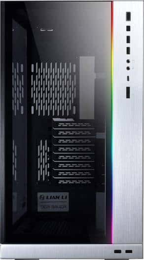 Lian Li O11 Dynamic XL ROG Certificated Tempered Glass E-ATX Full Tower Gaming Computer Case - Silver | PC-O11DXL-A thumbnail 3