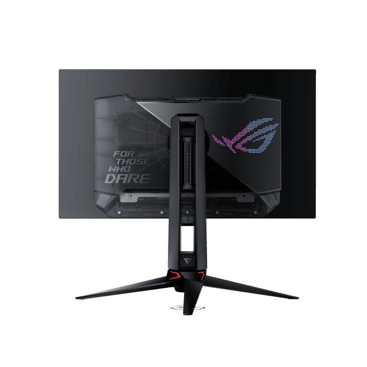 ASUS ROG Swift OLED PG27AQDP Gaming monitor, 27-inch WOLED panel, 480 Hz (above 360Hz), (2560x1440) WOLED, 0.03 ms (GTG), G-SYNC, Custom heatsink, ASUS OLED Care+, AI Assistant, VESA DisplayHDR 400 True Black, 99% DCI-P3 | 90LM0A20-B01A70 thumbnail 4