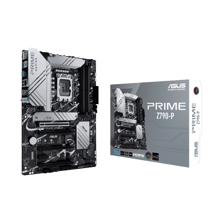 ASUS Prime Z790-P  Intel Z790 LGA 1700 ATX Motherboard, PCIe 5.0, 3x M.2 slots, 14+1 DrMOS, DDR5, Realtek 2.5 Gb LAN, HDMI, DP, USB 3.2 Gen 2x2 Type-C, front USB 3.2 Gen 2 Type-C, Thunderbolt (USB4) support, Arua Sync | 90MB1CK0-M0EAY0 thumbnail 4