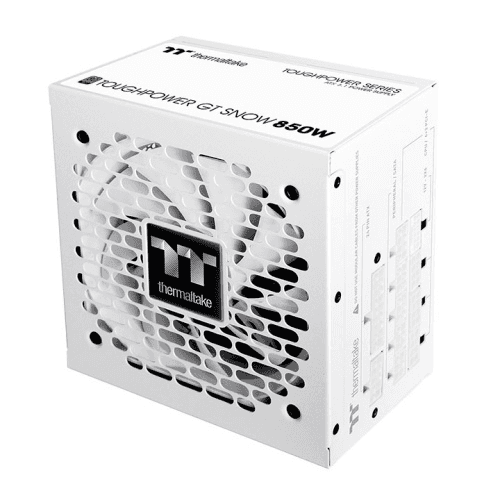 Thermaltake TOUGHPOWER GT Snow 850W Fully Modular Power Supply (PSU), 80 PLUS Gold, ATX 3.1 & PCIe 5.0 Ready, 12V-2x6 Connector | PS-TPT-0850FNFAGK-W thumbnail 4