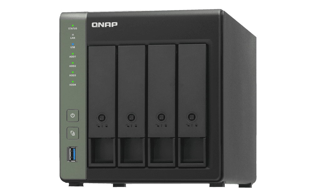 QNAP TS-431X3-4G-US 4 Bay NAS, AnnapurnaLabs AL-314 Quad-core 1.7GHz Processor, 4GB RAM, 10GbE SFP + Port, 2.5 GbE Port | TS-431X3-4G thumbnail 2