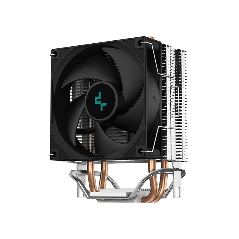 DeepCool AG200 Single Tower 92mm CPU Cooler, 500-3050 RPM Fan Speed, 36.75 CFM Airflow, 2.4W Power, 30.5 dBAFan Noise, Hydro Bearing, 4 Pin PWM Fan Connector, Black | R-AG200-BKNNMN-G thumbnail 1