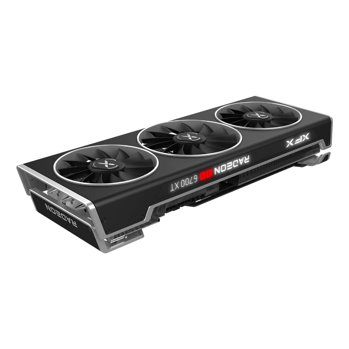 XFX Speedster Merc319 Radeon RX 6750XT Black Gaming Graphics Card, 12GB GDDR6 192 Bit Memory, 2560 Stream Processor, 2324MHz, PCI-E 4.0, AMD RDNA 2, HDMI, DP | RX-675XYTBDP thumbnail 3