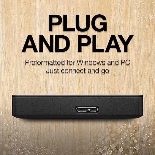 Seagate Expansion Portable 2TB External Hard Drive HDD - 2.5 Inch USB 3.0, for Mac and PC with Rescue Services. thumbnail 3