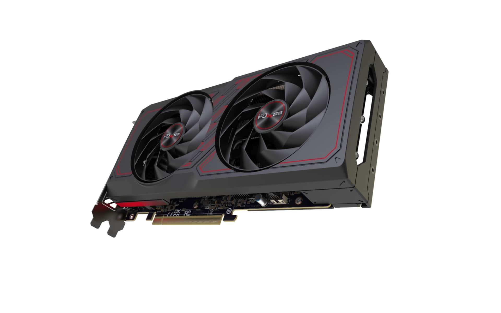 Sapphire Pulse AMD Radeon RX 7600 XT Gaming OC 16GB GDDR6 Dual HDMI&DP 128 bit 18 Gbps Graphic card, 32MB Cache,  Boost Clock Up to 2810 MHz, Two-Ball Bearing Fans, Optimized Composite Heatpipe, TriXX Supported TriXX Boost | 11339-04-20G thumbnail 5