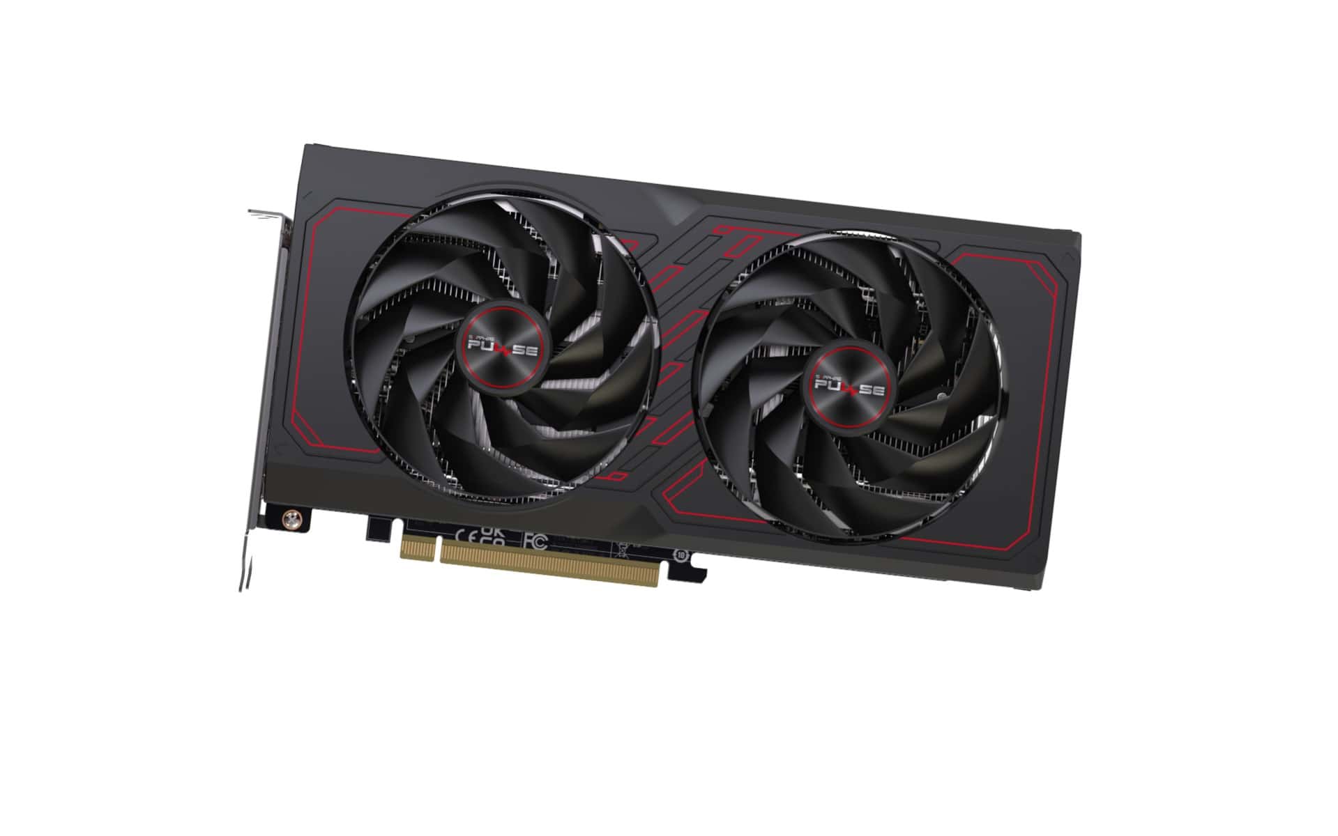 Sapphire Pulse AMD Radeon RX 7600 XT Gaming OC 16GB GDDR6 Dual HDMI&DP 128 bit 18 Gbps Graphic card, 32MB Cache,  Boost Clock Up to 2810 MHz, Two-Ball Bearing Fans, Optimized Composite Heatpipe, TriXX Supported TriXX Boost | 11339-04-20G thumbnail 2