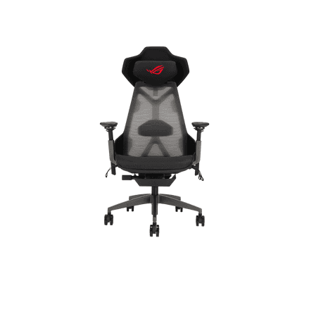 Asus SL400 Rog Destrier Ergo Gaming Chair, 150 KG Maximum Load, 3D With 360 Fully Rotate Armrest, 90 - 135 Tilt Range, Class 4 Gas Lift, 75mm PU Casters, Adjustable Angle, Black | 90GC0120-MSG010 thumbnail 5