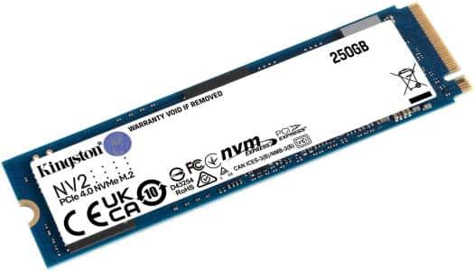 Kingston NV2 2TB M.2 2280 NVMe Internal SSD, Up to 3500MB/s Read / 2800MB/s Write Speed, Gen 4x4 NVMe PCIe Performance, 2.17G Vibration Operating | SNV2S/2000G thumbnail 3