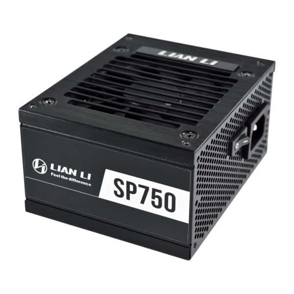  Lian Li SP750 Fully modular SFX 750W Power Supply, 80 Plus Gold Certified, Japanese Electrolytic Capacitor, Active PFC, Black | G89.SP750B.00UK thumbnail 1