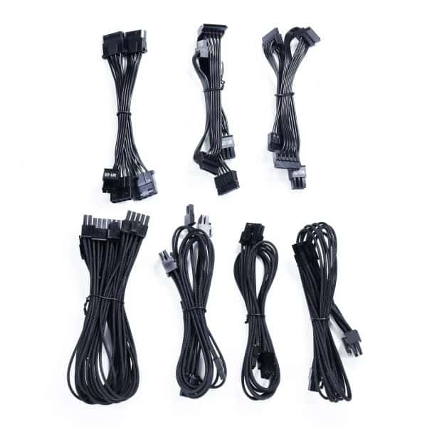  Lian Li SP750 Fully modular SFX 750W Power Supply, 80 Plus Gold Certified, Japanese Electrolytic Capacitor, Active PFC, Black | G89.SP750B.00UK thumbnail 4